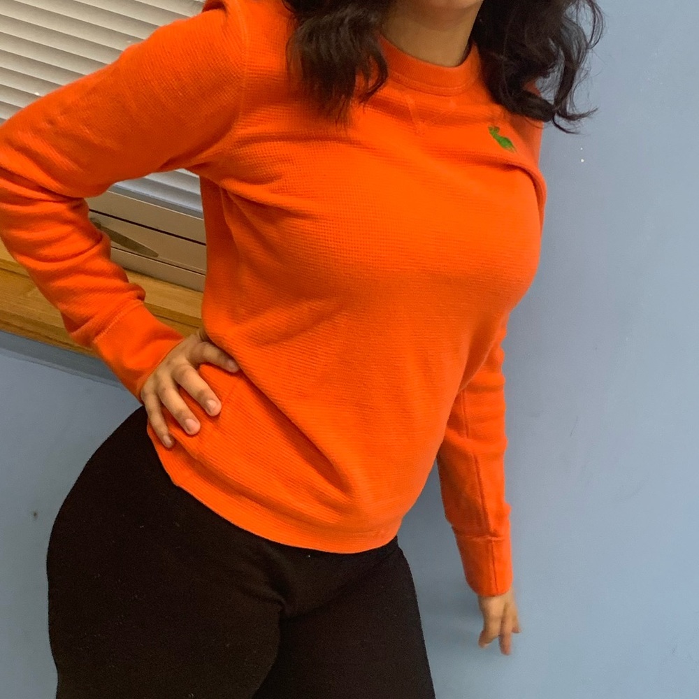 Orange Sweater